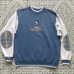 Mickey Blue and White Sweatshirt